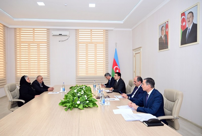 Adil Kərimli Ağdamda vətəndaşları qəbul edib - FOTOLAR